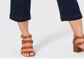 Style & Co Women's Belted Capri Jeans Blue Size 10P