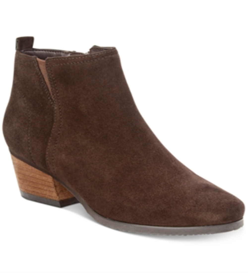 Aqua College Women's Isla Waterproof Booties Brown Size 12M