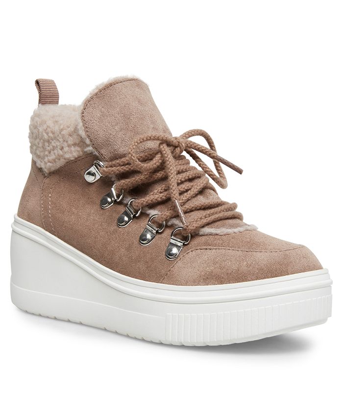 Madden Girl Women's Lace up Fashion Sneakers Shoes Brown Size 8 M