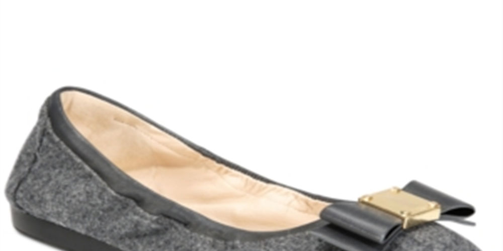 Cole Haan Women's Tali Bow Ballet Flats Gray Size 5B