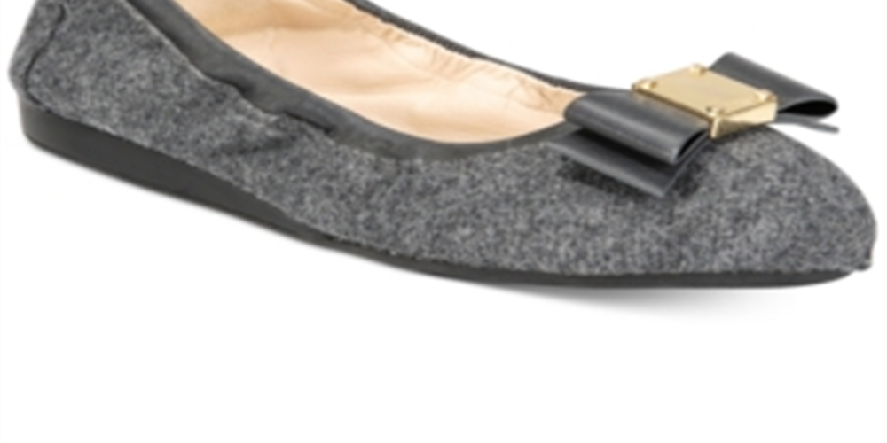Cole Haan Women's Tali Bow Ballet Flats Gray Size 5B
