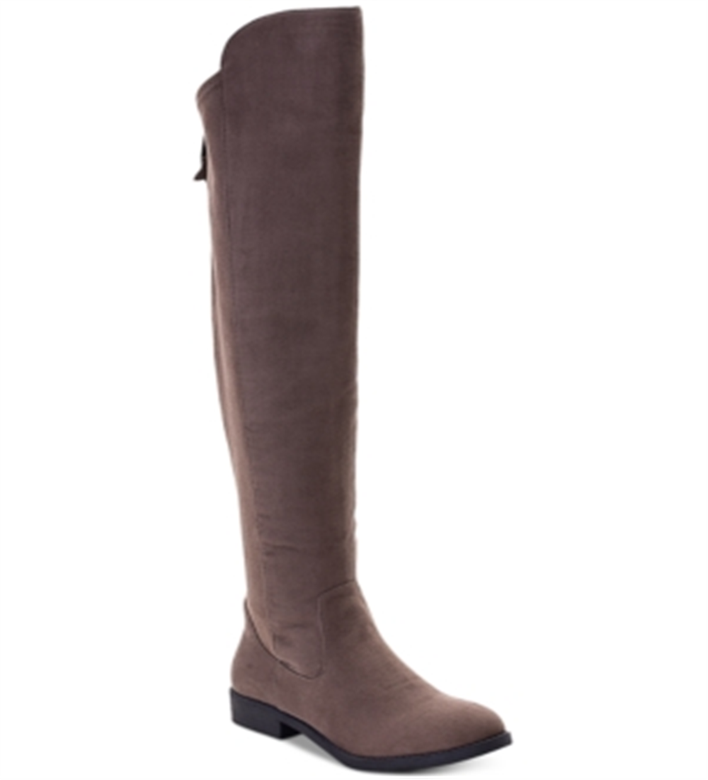 Style & Co Women's Almond Toe Over Knee Fashion Boots Brown Size 5.5 M