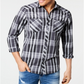 INC International Concepts Men's Aaron Plaid Shirt Black Size XXX-Large