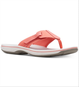 Clarks Women's Brinkley Sail Flip Flop Orange Size 5 M