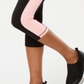 Ideology Women's Colorblocked Cropped Leggings Black- Size X-Small