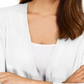 JM Collection Women's Mixed Ribbed Split Sleeve Cardigan White Size X-Small