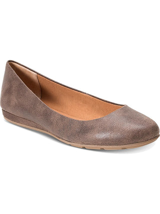 American Rag Women's Ellie Padded Insole Round Toe Flats Brown Size 8.5 W