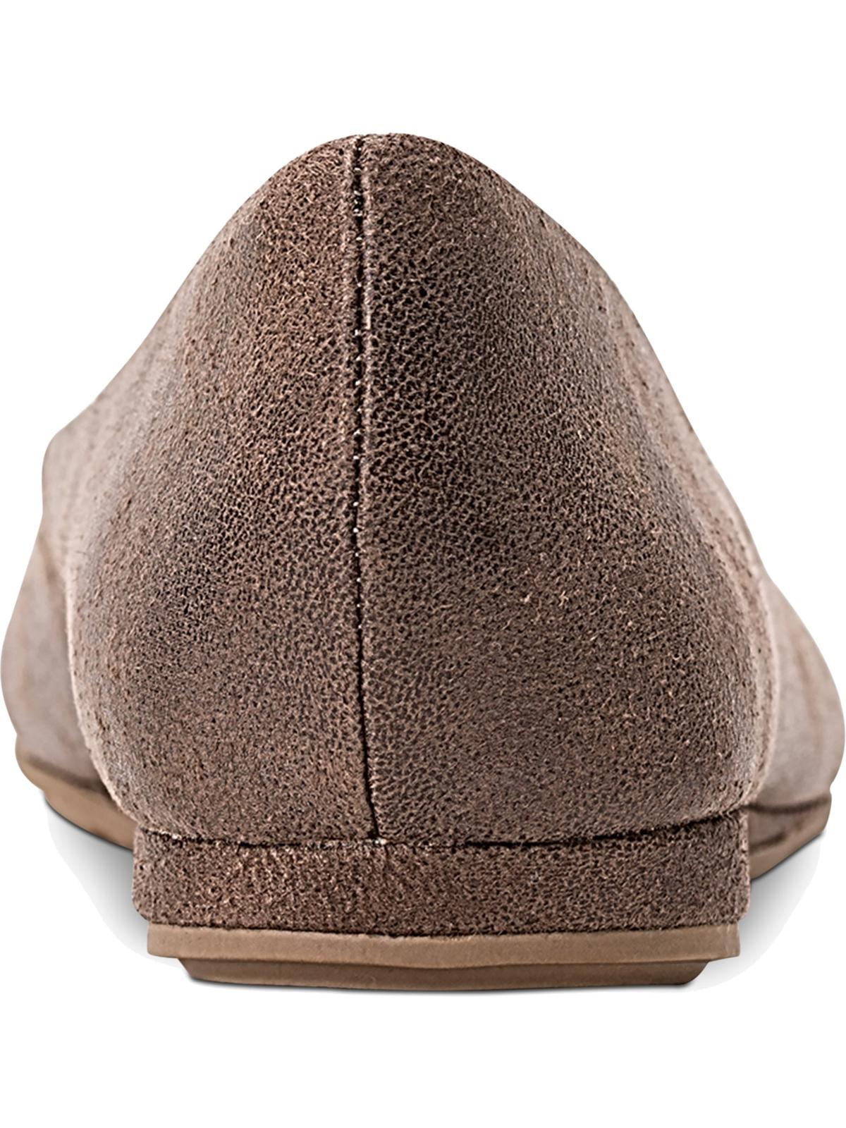 American Rag Women's Ellie Padded Insole Round Toe Flats Brown Size 8.5 W
