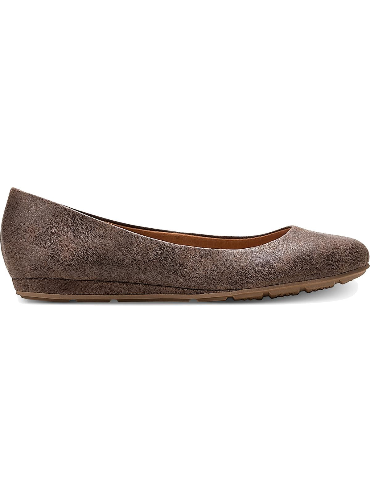American Rag Women's Ellie Padded Insole Round Toe Flats Brown Size 8.5 W