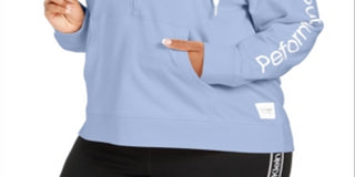 Calvin Klein Women's Plus Half Zip Pullover Blue Size 1X