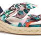 Nine West Women's Allegro Open Toe Casual Espadrille Sandals Blue Size 6.5 M