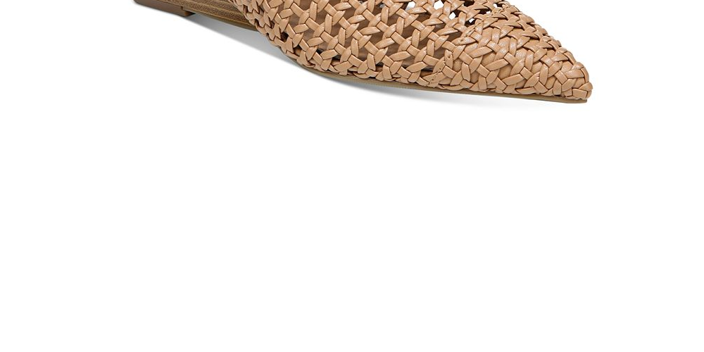 Bar III Women's Woven Mules Shoes Red Size 9.5 M