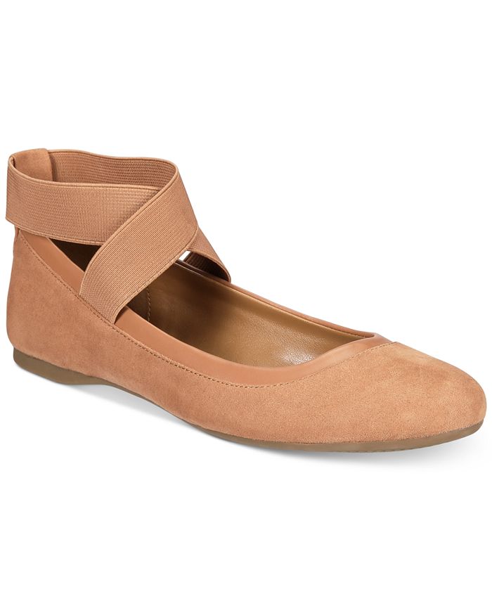 Style & Co Women's Beaa Closed Toe Slingback Ballet Flats Brown Size 9.5 M