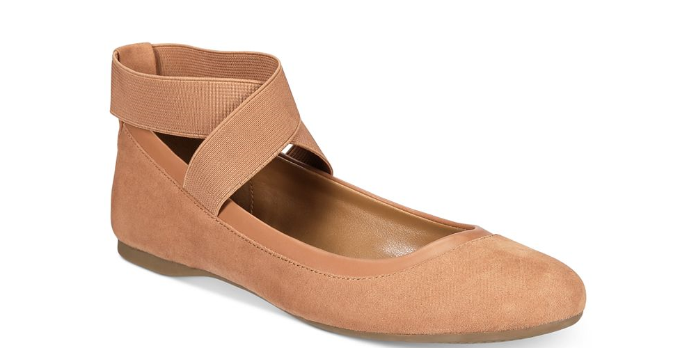 Style & Co Women's Beaa Closed Toe Slingback Ballet Flats Brown Size 9.5 M