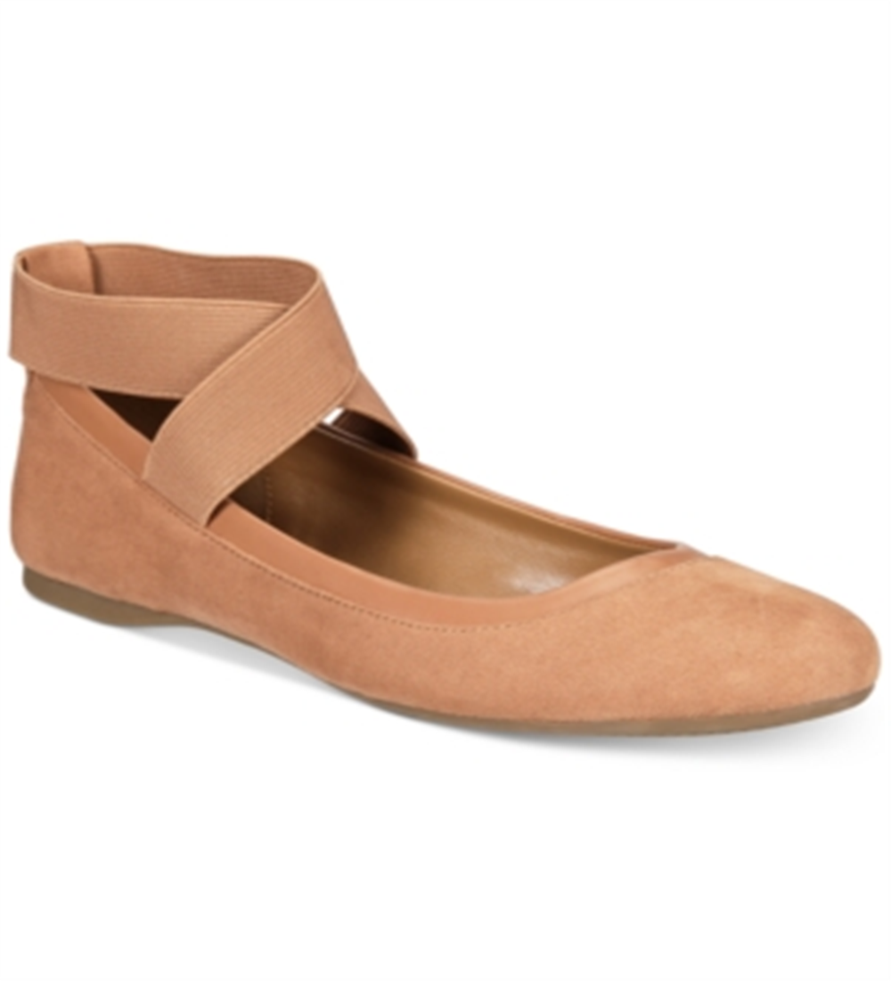 Style & Co Women's Beaa Closed Toe Slingback Ballet Flats Brown Size 9.5 M