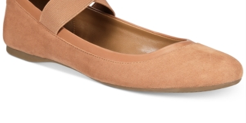 Style & Co Women's Beaa Closed Toe Slingback Ballet Flats Brown Size 9.5 M