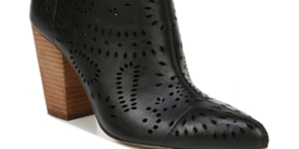 Carlos by Carlos Santana Women's Taryn Block Heel Boot Black Size 9 M