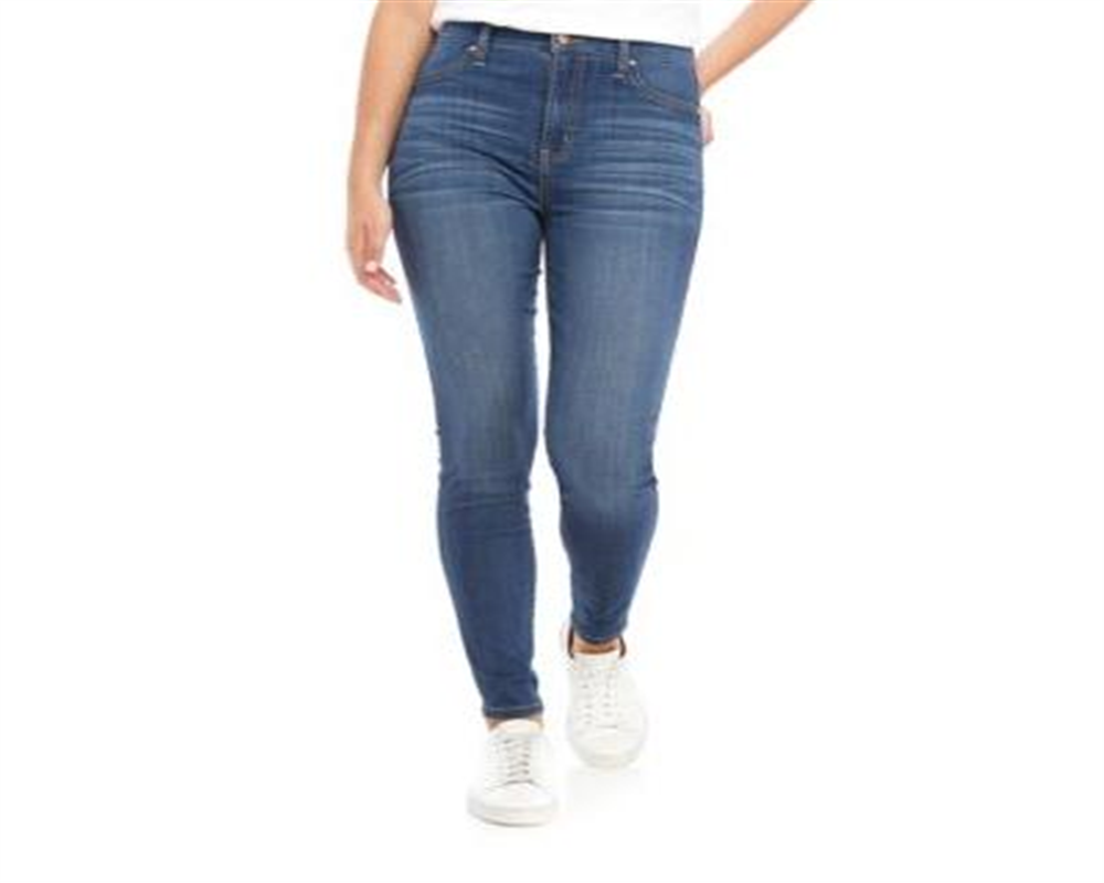 Celebrity Pink Women's Curvy High Rise Ankle Skinny Jean Blue Size 1