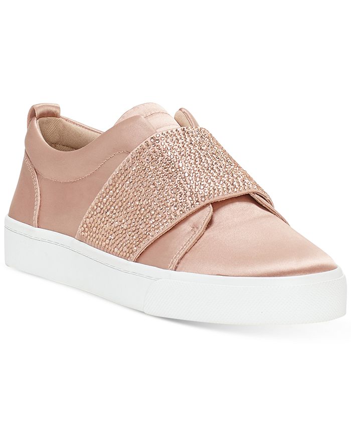 INC International Concepts Women's Sapphira Fabric Low Top Pink Size 9.5M