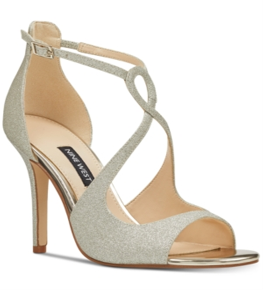 Nine West Women's Giaa Evening Sandals Gold Size 5 M