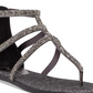 Jessica Simpson Women's Cammie Thong Sandal Silver Size 5.5 M