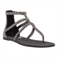 Jessica Simpson Women's Cammie Thong Sandal Silver Size 5.5 M