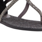 Jessica Simpson Women's Cammie Thong Sandal Silver Size 5.5 M