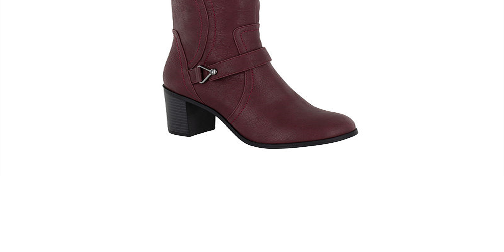 Easy Street Women's Boot Red Size 9.5 WW