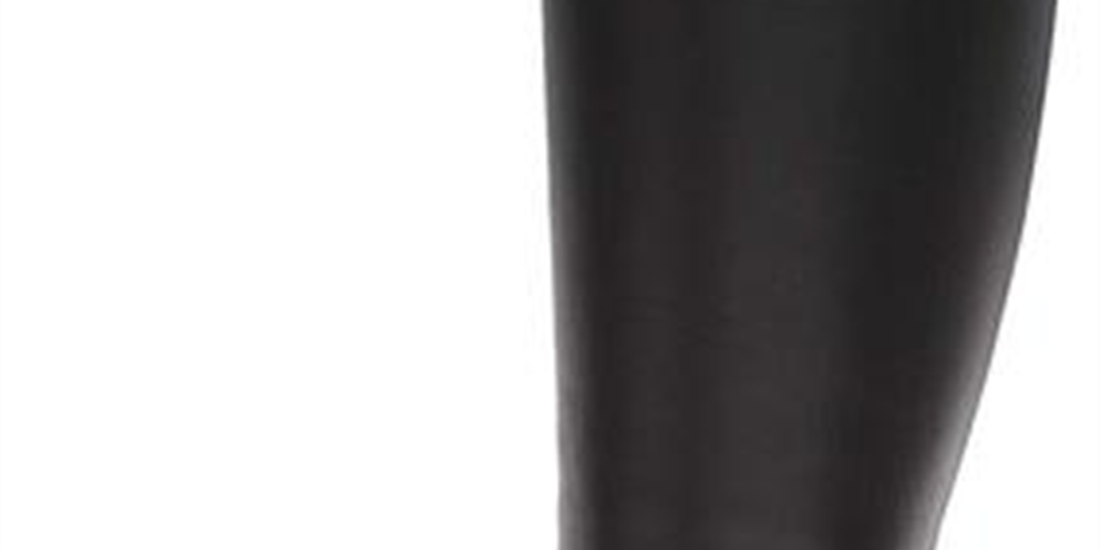 Steve Madden Women's Jasper Leather Almond Toe Knee High Riding Black Size 11 M