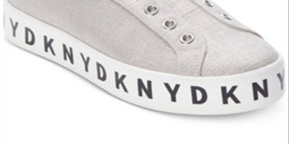 DKNY Women's Bayne Slip on Sneakers Silver Size 11