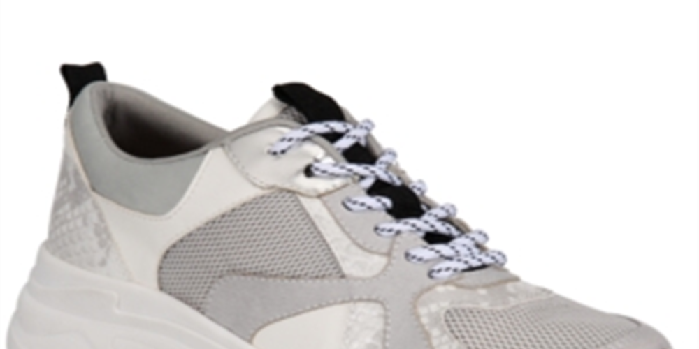 INC International Concepts Women's Glenda Chunky Sneakers Shoes White Size 6 M