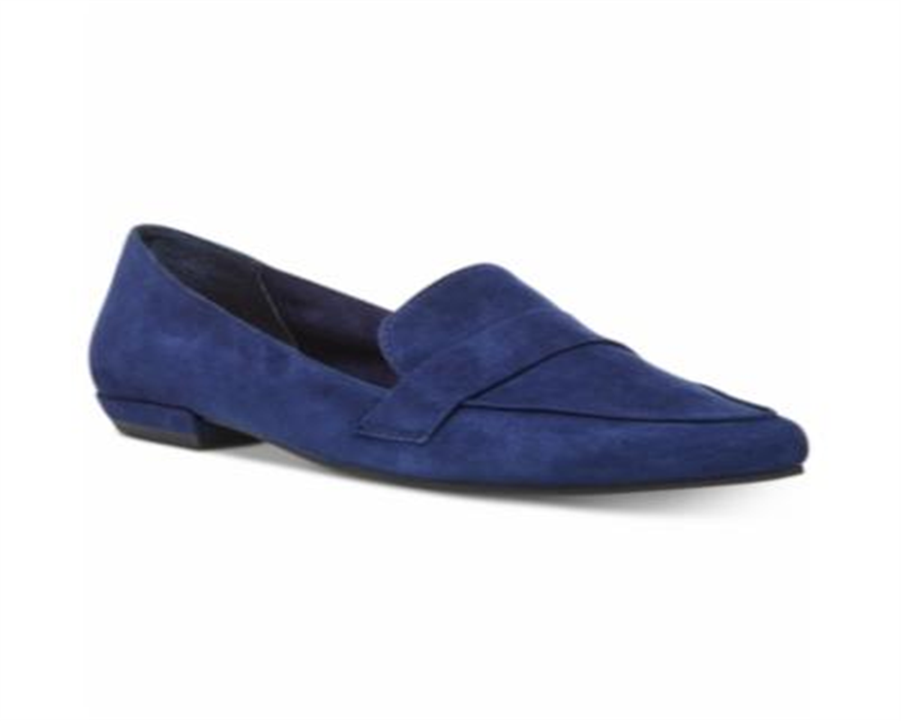 Steve Madden Women's Carver Tailored Flats Blue Size 10 M