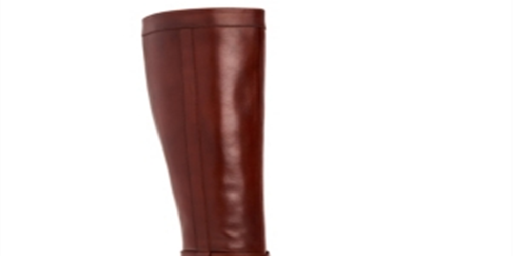 Giani Bernini Women's Rozario Leather Closed Toe Knee High Fashion Boots Brown Size 5.5 M