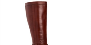 Giani Bernini Women's Rozario Leather Closed Toe Knee High Fashion Boots Brown Size 5.5 M