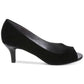 Karen Scott Women's Mory Peep Toe Classic Pumps Black Size 5 M