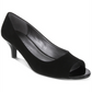 Karen Scott Women's Mory Peep Toe Classic Pumps Black Size 5 M