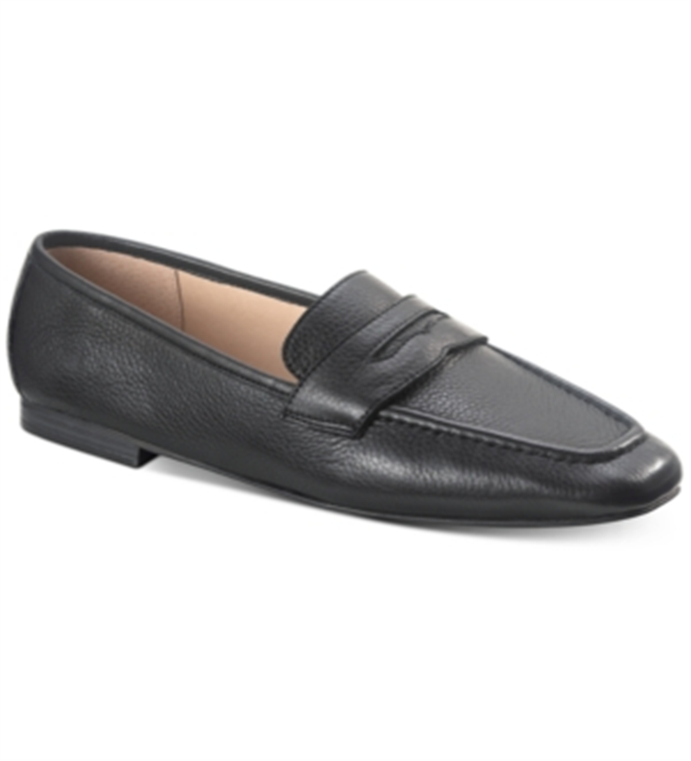 American Rag Women's Cammie Leather Closed Toe Loafers Black Size 8.5 M