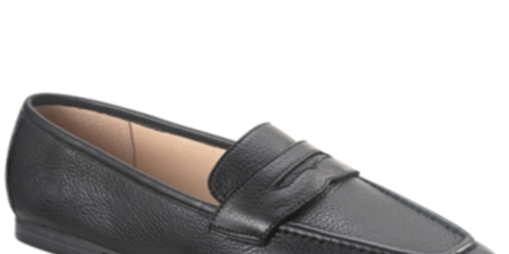 American Rag Women's Cammie Leather Closed Toe Loafers Black Size 8.5 M