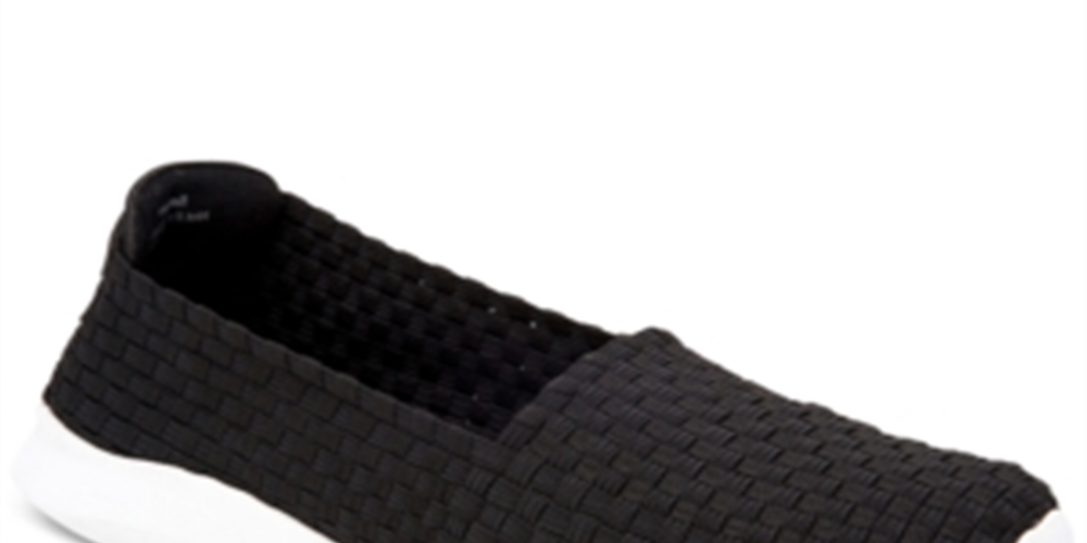 Ideology Women's Mayaa Fabric Round Toe Loafers Black  Size 8 M