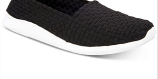 Ideology Women's Mayaa Fabric Round Toe Loafers Black  Size 8 M