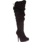 Thalia Sodi Women's Brisa Heeled Boots Black Size 11W-WC