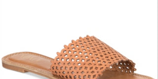 XOXO Women's Rachad Open Toe Casual Slide Sandals Tan  Size 5.5M