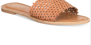 XOXO Women's Rachad Open Toe Casual Slide Sandals Tan  Size 5.5M