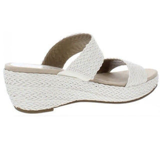 Anne Klein Women's Zala Slide White Size 11 M