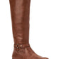 Style & Co Women's Kindell Faux Leather Round Toe Riding Boots Brown Size 9.5 M