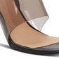 INC International Concepts Women's Rylea Open Toe Special Occasion Slingback Shoes Black Size 6 M
