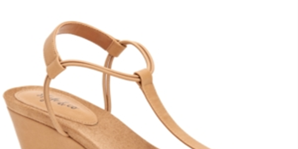 Style & Co Women's Mulan Wedge Sandals Brown Size 5.5 M