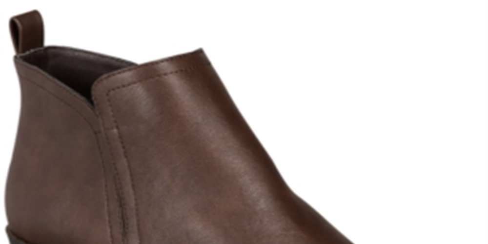 American Rag Women's Round Toe Ankle Fashion Boots Brown Size 7.5 W