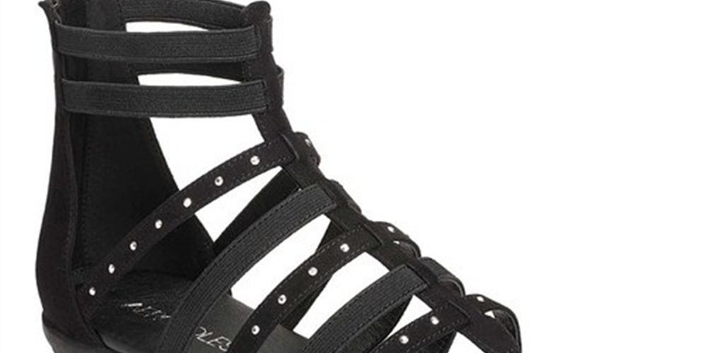 Aerosoles Women's Nuchlear Gladiator Sandal Black Size 7 M