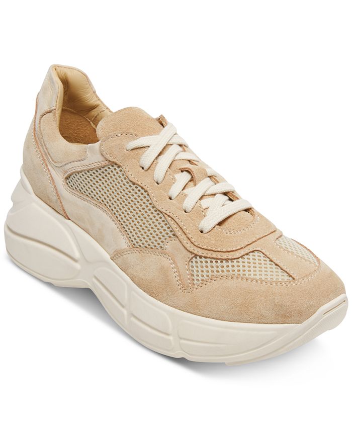 Steve Madden Women's Memory Leather Sneaker Pink Size 10 M